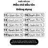 mẫu chữ tên thông dụng 3
