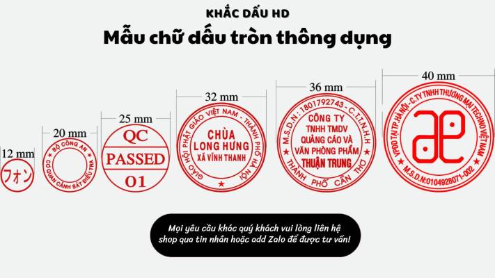 mẫu dấu tròn các kích cỡ