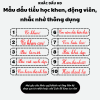 mẫu dấu tiểu học