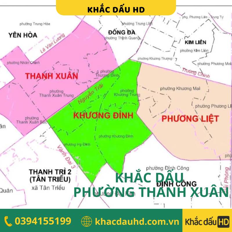 dịch vụ khắc dấu phường Thanh Xuân