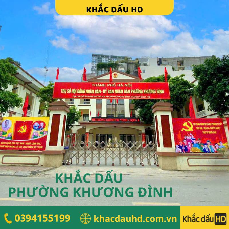 dịch vụ khắc dấu phường Khương Đình