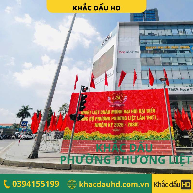 dịch vụ khắc dấu phường Phương Liệt