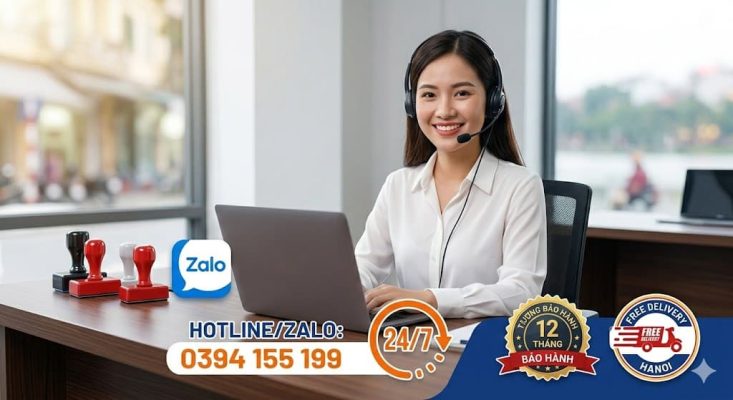 Ảnh tư vấn khắc dấu chuyên nghiệp